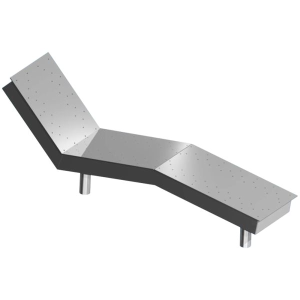 Лежак аэромассажный Aquaviva цельный, под лайнер