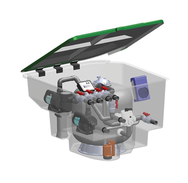 Комплексная фильтрационная установка Emaux EMD-7CP (7м3/ч)