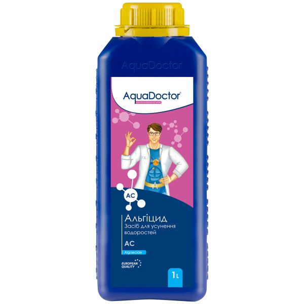 Альгицид для бассейна AquaDoctor AC 1 л, бутылка