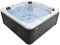 СПА-бассейн Aquajoy Borneo (230х230х96 см), Серебристо-белый мрамор