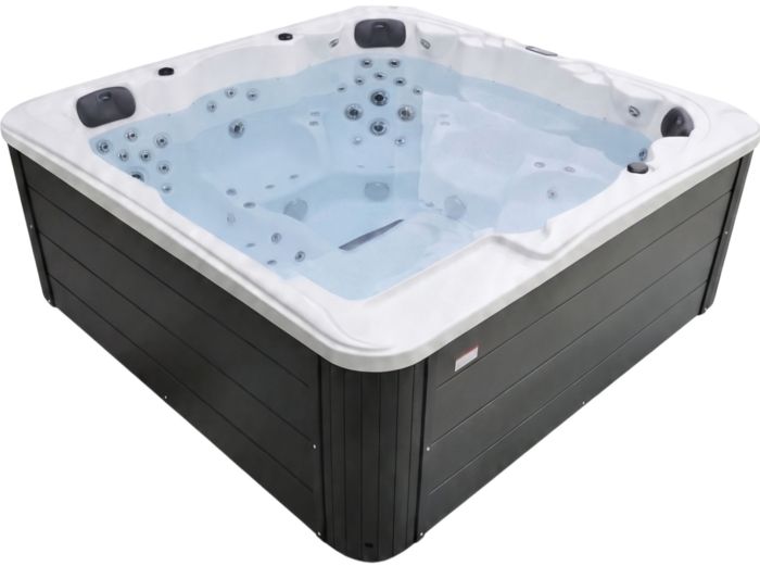 СПА-бассейн Aquajoy Borneo (230х230х96 см), Серебристо-белый мрамор