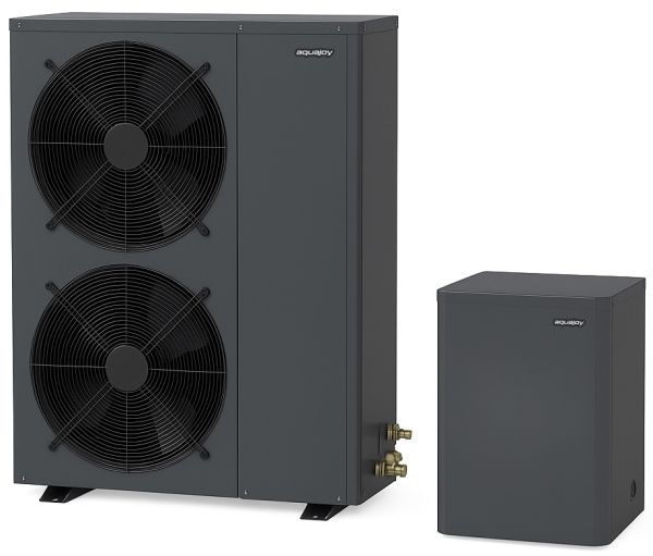 Инверторный тепловой насос для дома Aquajoy Comfort 17T (17 кВт), циркуляционный насос