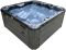СПА-бассейн Aquajoy Riviera (200х200х90 см), темный опал, с динамиками и LED-подсветкой
