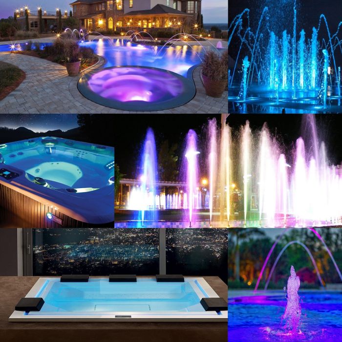 Прожектор светодиодный Aquaviva 008 546LED 33 Вт RGB