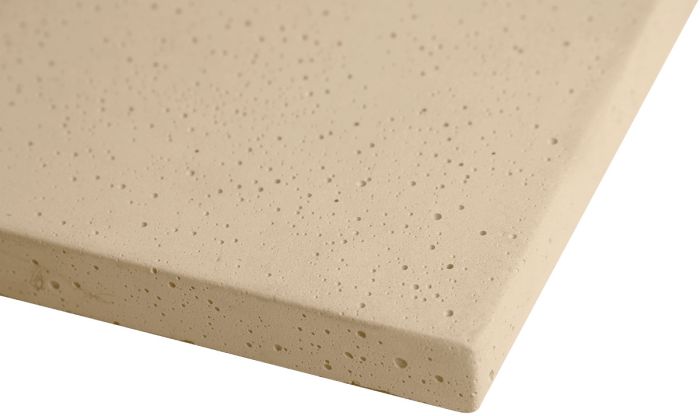 Террасная плитка Aquazone Tuff 500x500x25 мм, бежевая (пористая)