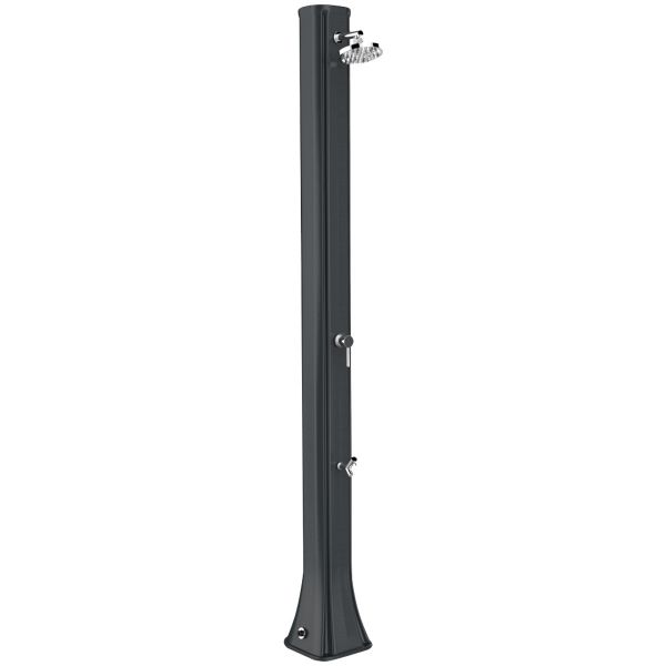 Душ солнечный Aquaviva Big Happy Five с мойкой для ног, антрацит F620/7016, 36 л