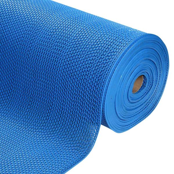 Противоскользящий ПВХ настил Aquaviva синий, (5 мм, 0.9х15 м)