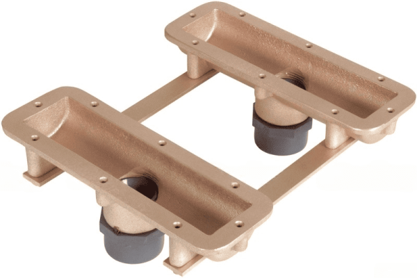 Закладная для аэромассажного сидения Fitstar 8795251, двойной выход, 240 мм, для соленой воды