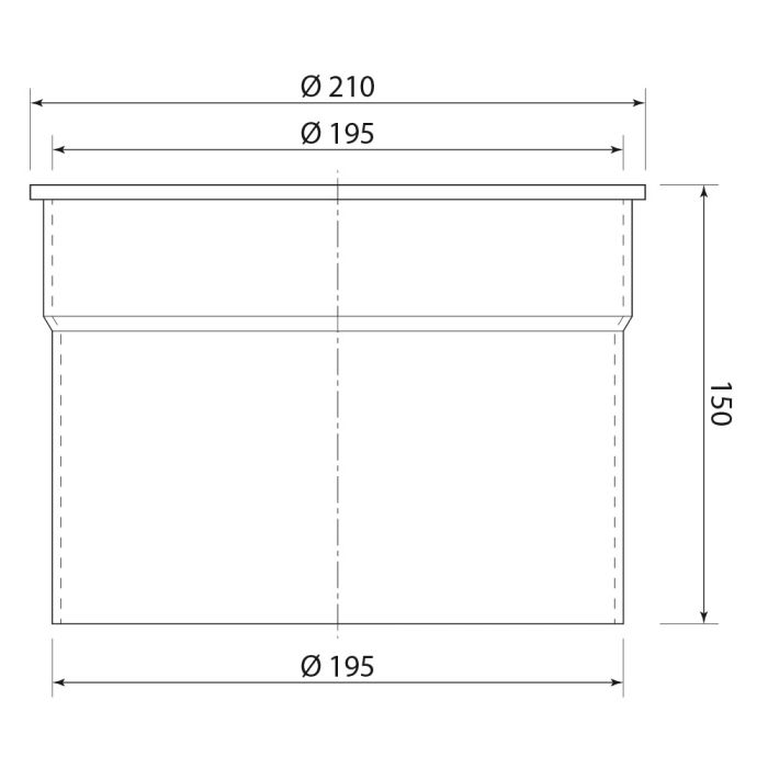 Удлинитель для скиммера Hayward Premium и Design