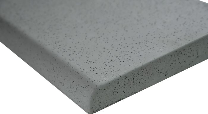 Копинговый камень Aquazone Tuff 250x500x50-25 мм, серый (пористый)