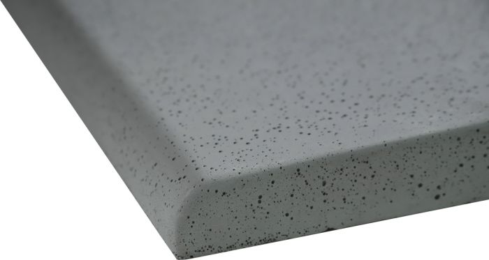 Копинговый камень Aquazone Tuff 250x500x50-25 мм, серый (пористый)