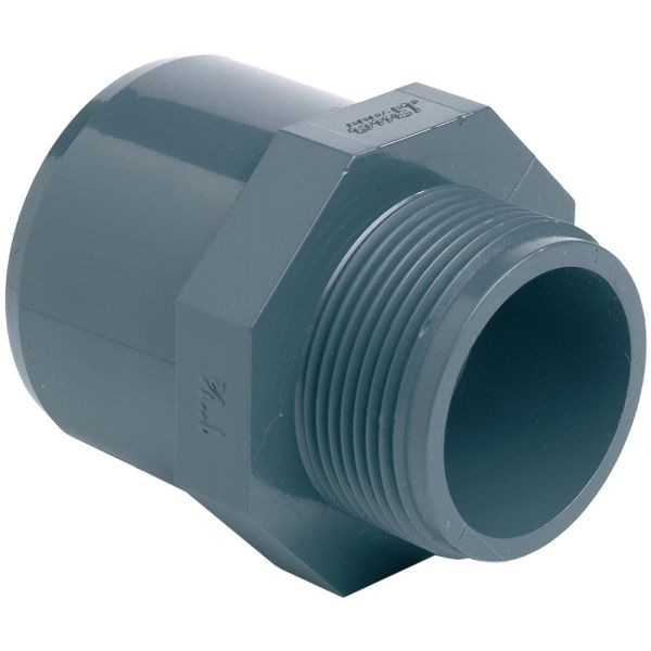 Муфта ПВХ Effast RGRAMG020A переходная, с наружной резьбой d20x25x3/8"