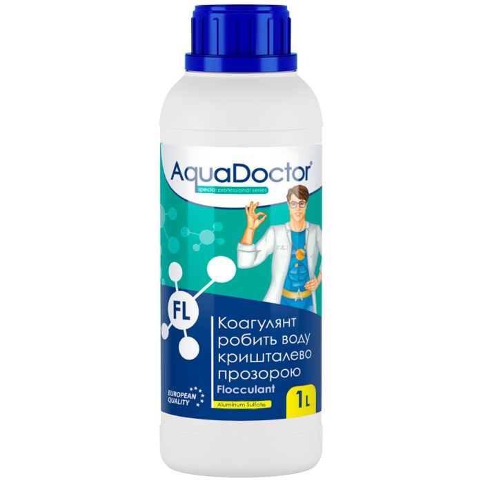 Коагулянт для бассейна AquaDoctor FL 1 л жидкий