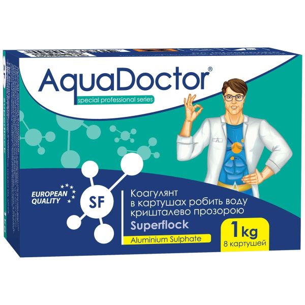 Коагулирующее средство в картушах AquaDoctor Superflock 