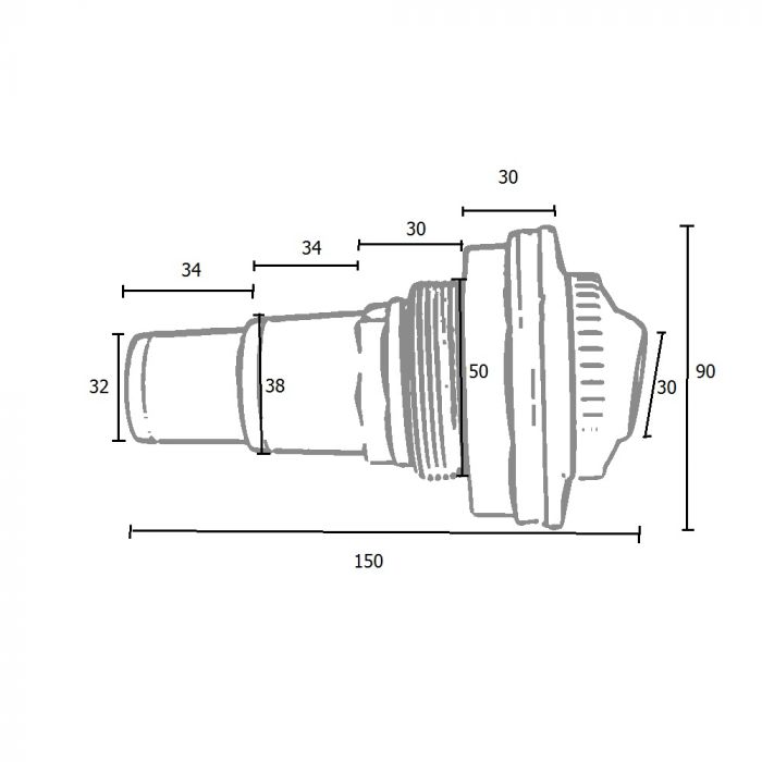 Скиммер Kokido Olimpic K001WBX/LX/W Standard универсальный (белый)