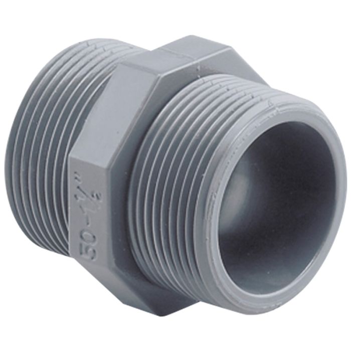 Ниппель ПВХ Hidroten НР-НР, 1002409, d4"
