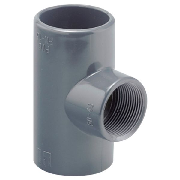 Тройник переходной 90° ПВХ Hidroten 1002237, BP, d50 мм, 1"