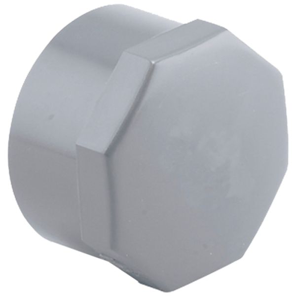 Заглушка ПВХ Hidroten ВР 1002547, с уплотн. кольцом, d3"