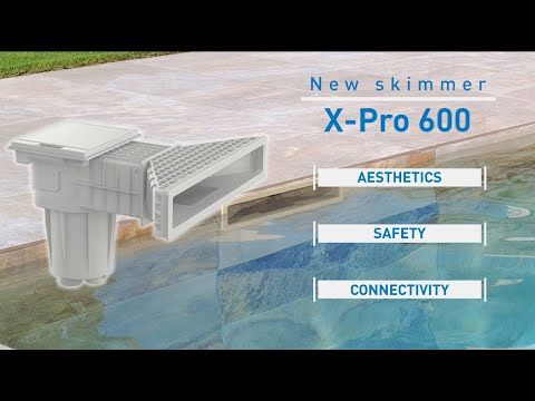 Скиммер Hayward X-Pro 600 под лайнер, светло-серый