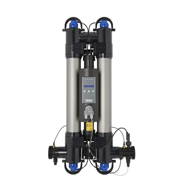 Ультрафиолетовая установка Elecro Steriliser UV-C HRP-110-EU + DLife indicator + дозирующий насос (32 м3/ч, 110 Вт)