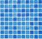 Лайнер Aquajoy Moloma мозаика голубая (противоскользящий) 1.65x20.2 м