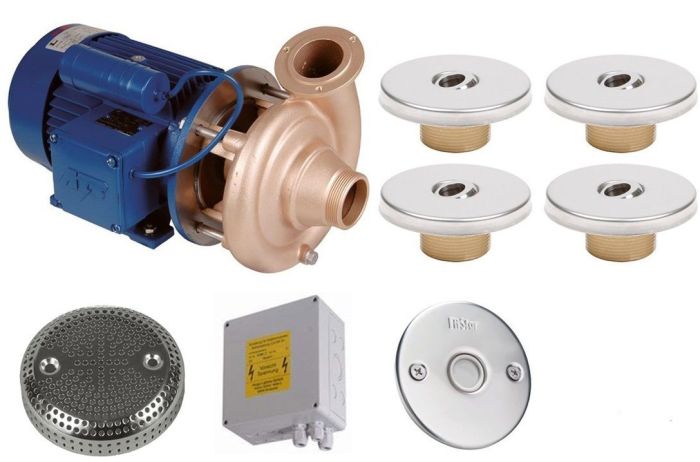 Гидромассаж Fitstar Standard 8697121, 1.5 кВт (230 В, 4 форсунки), для соленой воды