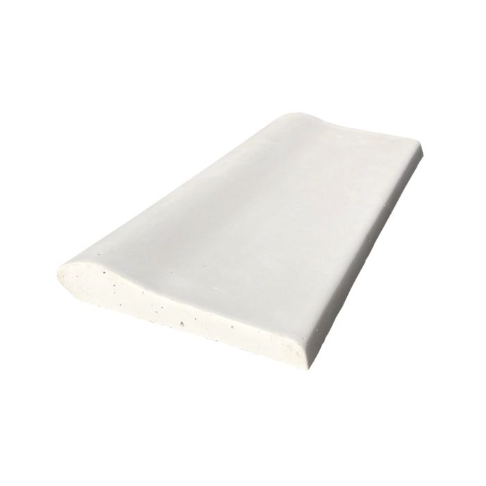 Копинговый камень Aquazone 320x500x50-25 мм, белый, уценка