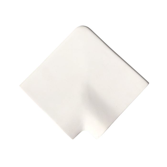 Угловой копинговый камень Aquazone 320x400x50-25 мм, белый