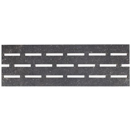 Переливная решетка Aquaviva Granito Black, 595x195x20 мм