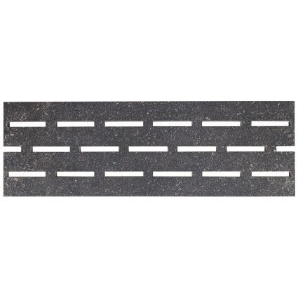 Переливная решетка Aquaviva Granito Black, 595x195x20 мм