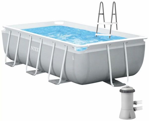 Каркасный бассейн Intex 26784 (300х175х80 см) с картриджным фильтром и лестницей