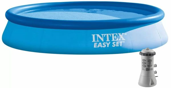 Надувной бассейн Intex 28142 (396х84 см) c картриджным фильтром
