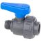 Кран шаровый ПВХ Effast d1/2" ВР-НР, с наружной резьбой