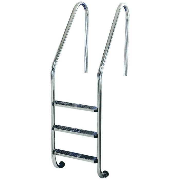 Лестница для бассейна Hayward Standard (3 ступени), для широкого борта, AISI-304