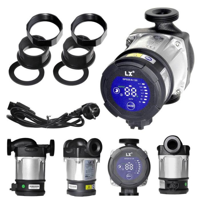 Энергосберегающий циркуляционный насос Aquajoy LXGPS25-6-130, с частотной регулировкой