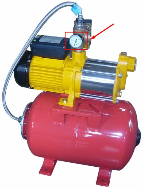 Манометр насосной станции ABM2/ACMF4 (E15000003 №11)