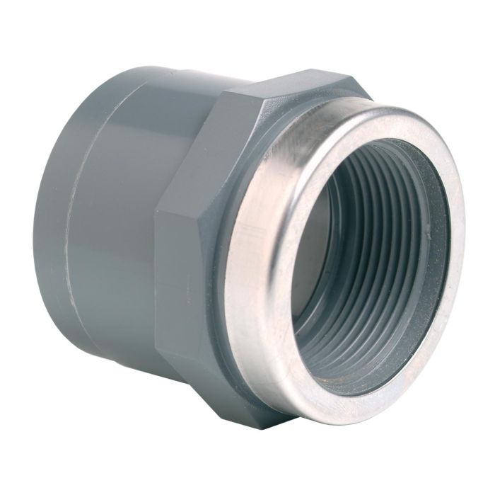 Муфта ПВХ Effast RGRMAR040E переходная, c металлическим кольцом d40x1-1/4"