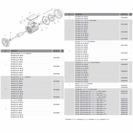 Насос Hayward HCP10251E KA250 M.B (220В, 44 м3/ч, 2.5HP)