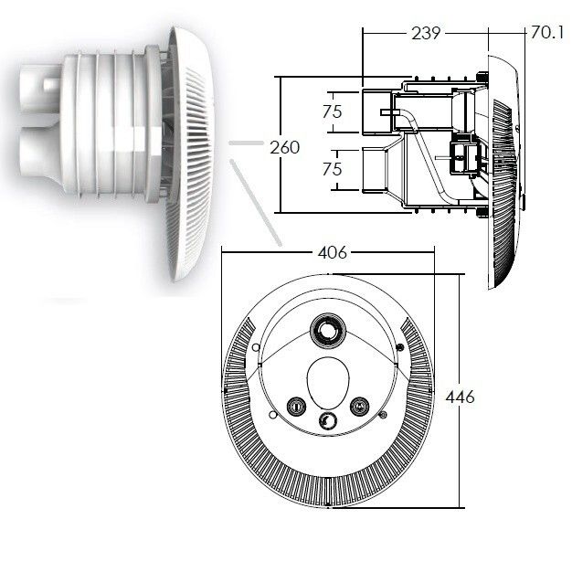 Противоток AquaViva WTB300T 60 м3/ч (380В)
