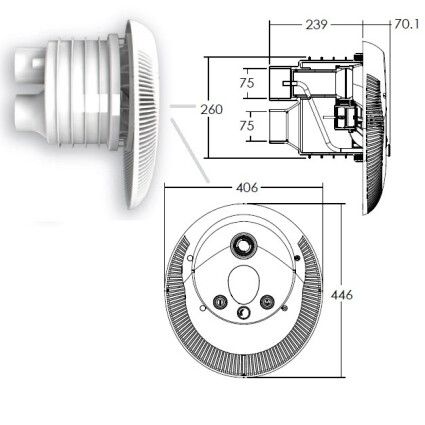 Противоток AquaViva WTB300T 60 м3/ч (380В)