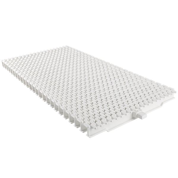 Переливная решетка Aquaviva TG-03 Grift Claw с центральным соединением 245x25 мм (белая)  