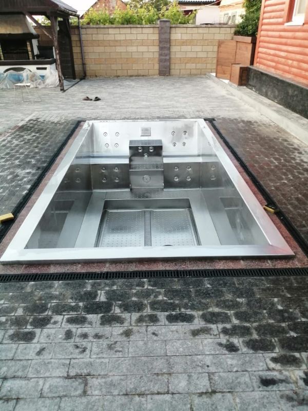 Переливная гидромассажная чаша, SPA