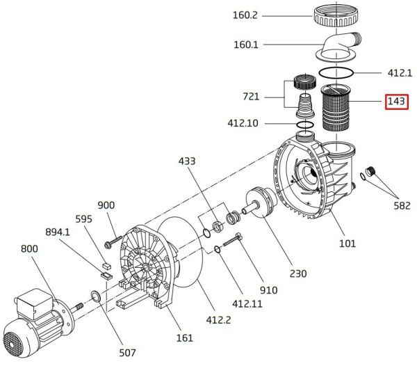 Корзина префильтра насоса Speck BADU PICCO ІІ (292.1514.300)