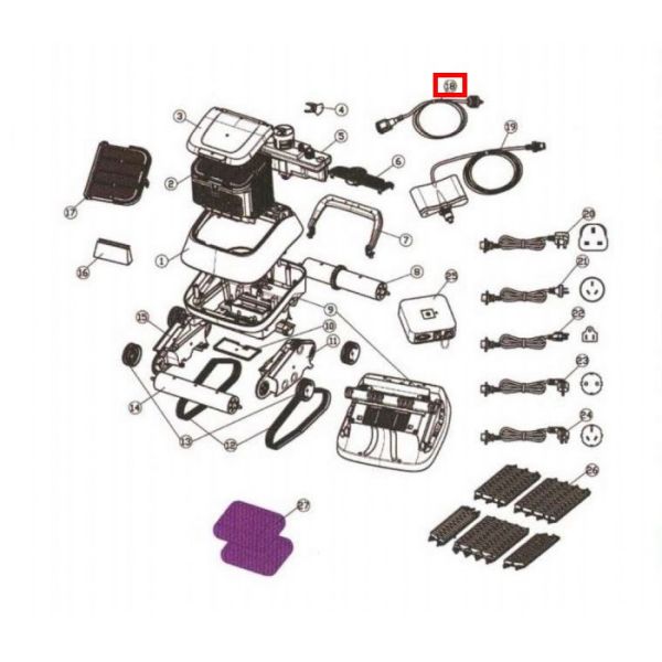 Плавающий кабель для Aquaviva 7310 Black Pearl (33110)