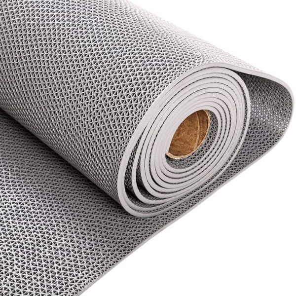 Противоскользящий ПВХ настил Aquaviva серый, (5 мм, 0.9х15 м)