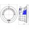 Корпус прожектора Emaux PAR56 NP300-S (без лампы), S/S накладка под лайнер