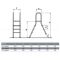 Лестница для полууглубленных бассейнов Hayward (5 ступеней), AISI-304