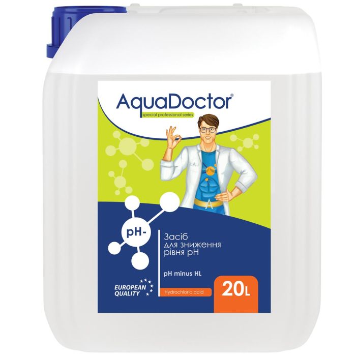 Средство для понижения pH AquaDoctor pH Minus HL (Соляная 14%) 20 л