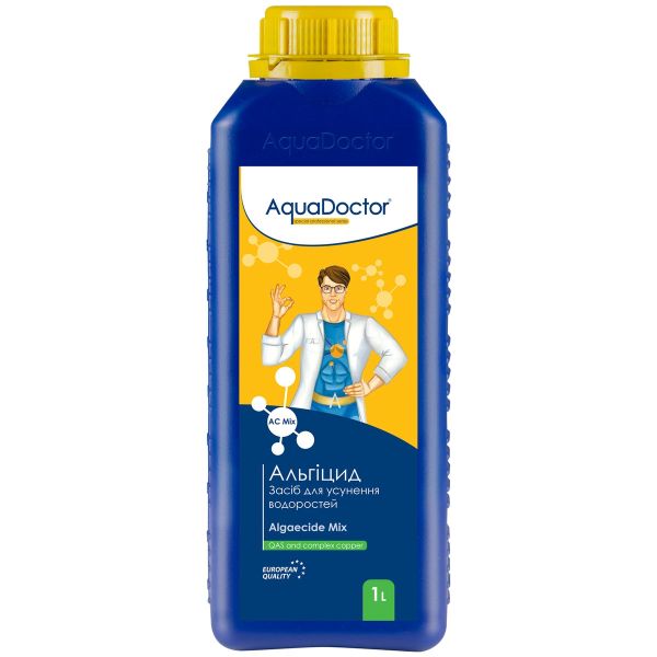 Альгицид для бассейна AquaDoctor AC Mix 1 л, бутылка